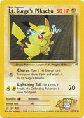Lt. Surge's Pikachu - Gym Heroes - #81
