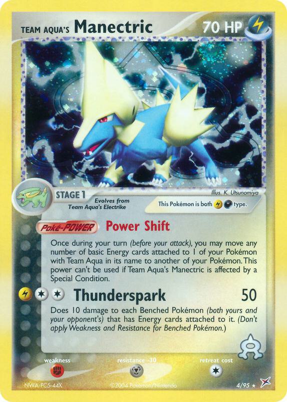 Team Aqua's Manectric - EX Team Magma vs Team Aqua - #4