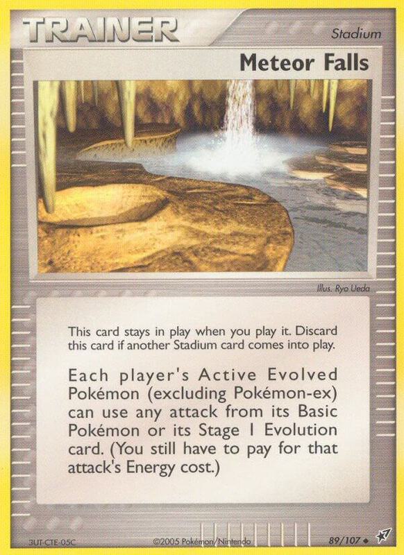 Meteor Falls - EX Deoxys - #89