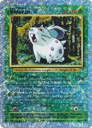 Nidoran ♀ - Legendary Collection - #82 (Reverse Holo)