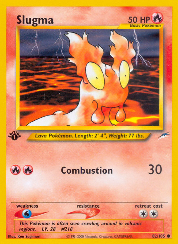 Slugma - Neo Destiny - #82 (1st Edition)