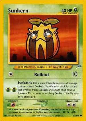 Sunkern - Neo Destiny - #83