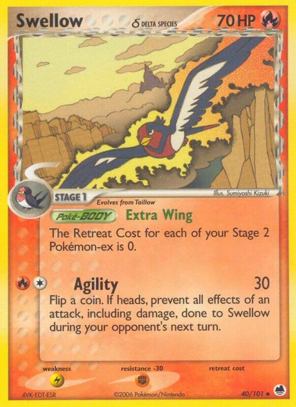Swellow (Delta Species) - EX Dragon Frontiers - #40