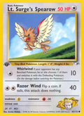 Lt. Surge's Spearow - Gym Heroes - #83 (1st Edition)