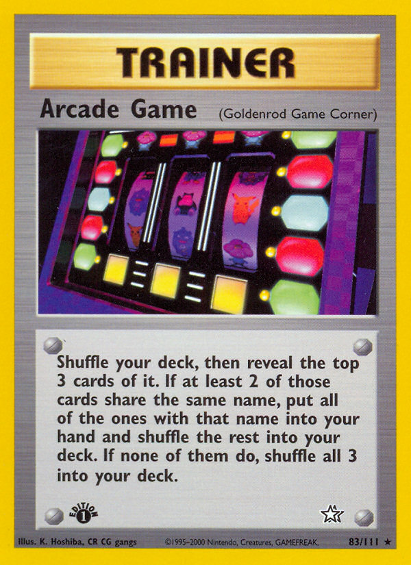 Arcade Game - Neo Genesis - #83 (1st Edition)