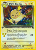 Dark Raichu - Team Rocket - #83 (1st Edition)