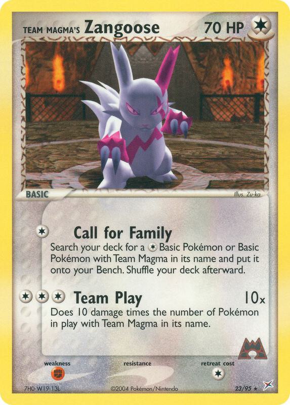 Team Magma's Zangoose - EX Team Magma vs Team Aqua - #23