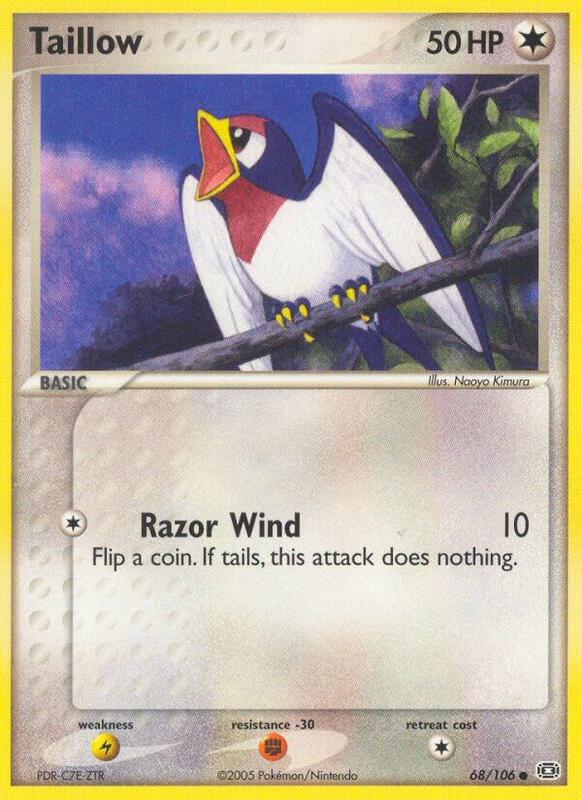 Taillow - EX Emerald - #68