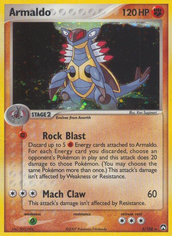 Armaldo - EX Power Keepers - #3