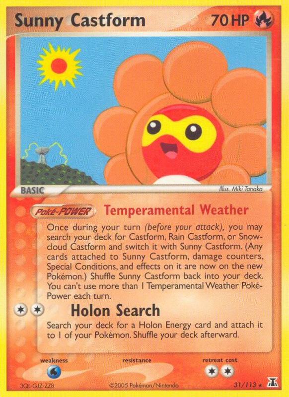 Sunny Castform - EX Delta Species - #31