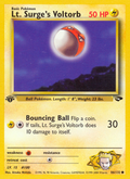 Lt. Surge's Voltorb - Gym Challenge - #86 (1st Edition)