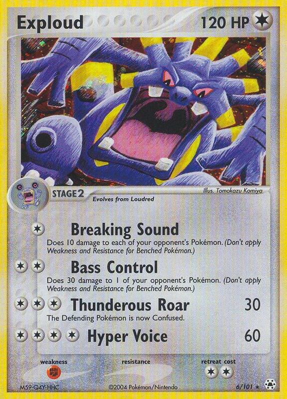 Exploud - EX Hidden Legends - #6