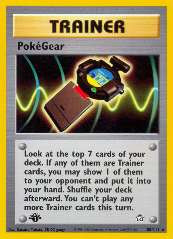 PokéGear - Neo Genesis - #88 (1st Edition)