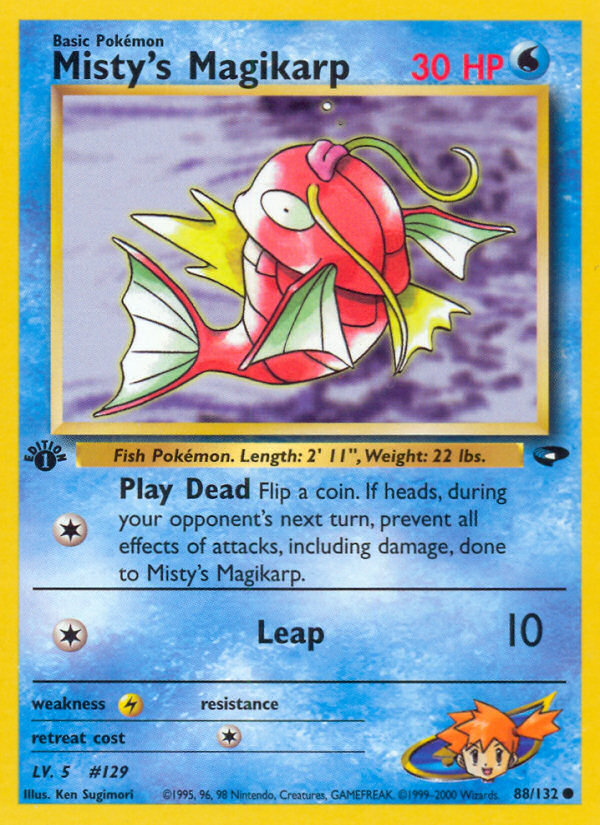 Misty's Magikarp - Gym Challenge - #88 (1st Edition)