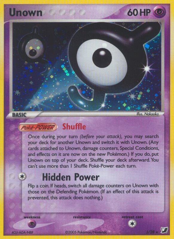 Unown (J) - EX Unseen Forces - #J