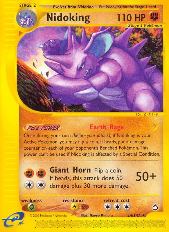 Nidoking - Aquapolis - #24