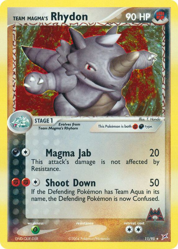 Team Magma's Rhydon - EX Team Magma vs Team Aqua - #11