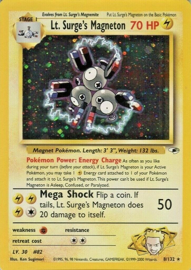 Lt. Surge's Magneton - Gym Heroes - #8