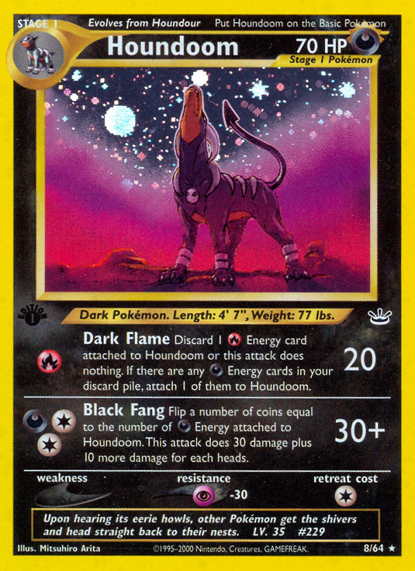 Houndoom - Neo Revelation - #8 (1st Edition)