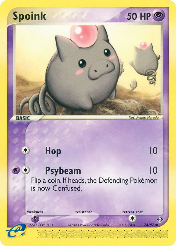 Spoink - EX Dragon - #74