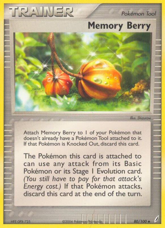 Memory Berry - EX Crystal Guardians - #80