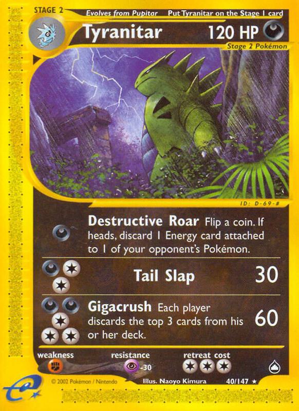 Tyranitar - Aquapolis - #40