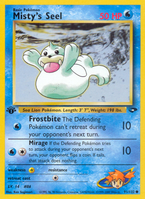 Misty's Seel - Gym Challenge - #91 (1st Edition)