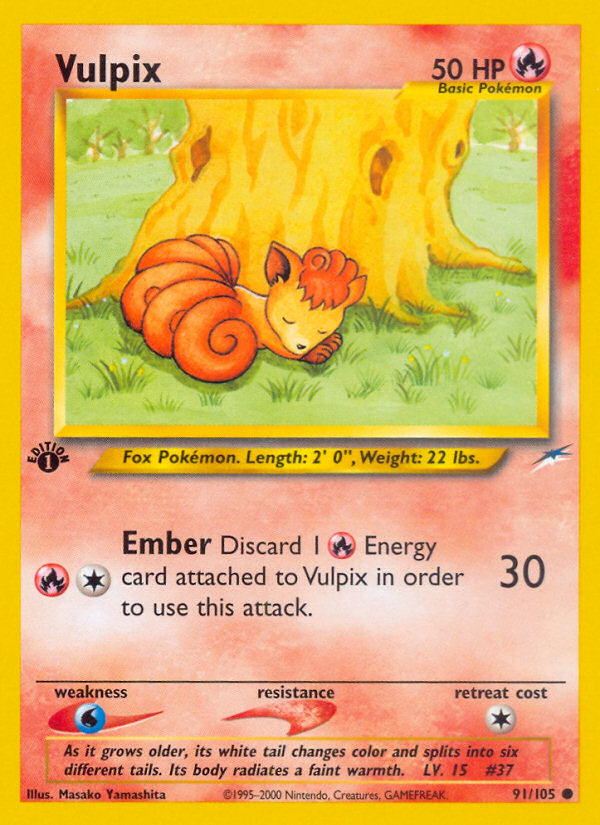 Vulpix - Neo Destiny - #91 (1st Edition)