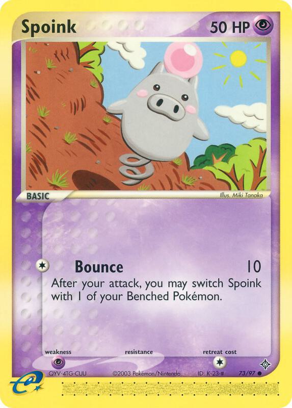 Spoink - EX Dragon - #73