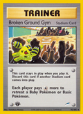 Broken Ground Gym - Neo Destiny - #92 (1st Edition)