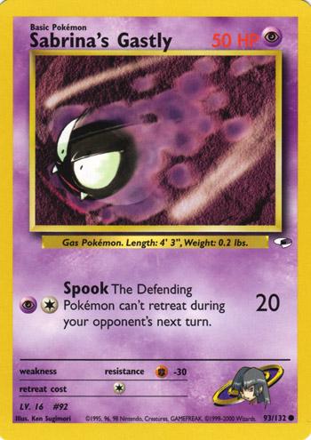 Sabrina's Gastly - Gym Heroes - #93