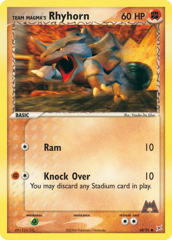 Team Magma's Rhyhorn - EX Team Magma vs Team Aqua - #68