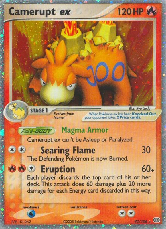 Camerupt ex - EX Emerald - #92