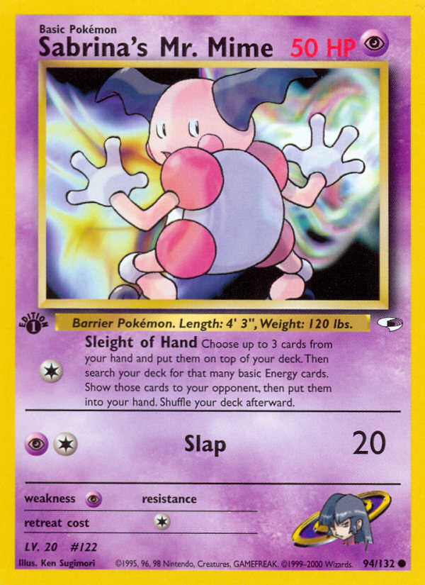 Sabrina's Mr. Mime - Gym Heroes - #94 (1st Edition)