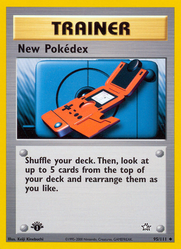 New Pokédex - Neo Genesis - #95 (1st Edition)