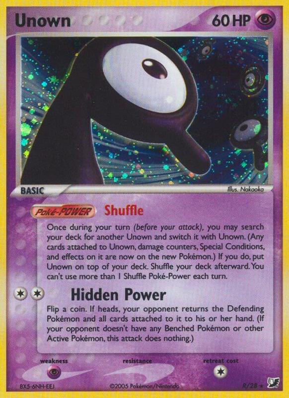 Unown (R) - EX Unseen Forces - #R