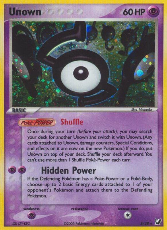 Unown (S) - EX Unseen Forces - #S