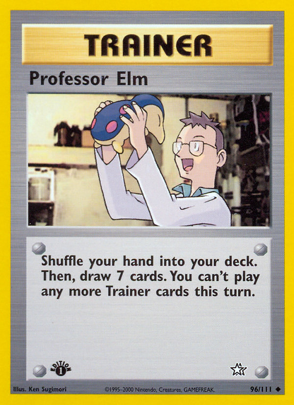 Professor Elm - Neo Genesis - #96 (1st Edition)