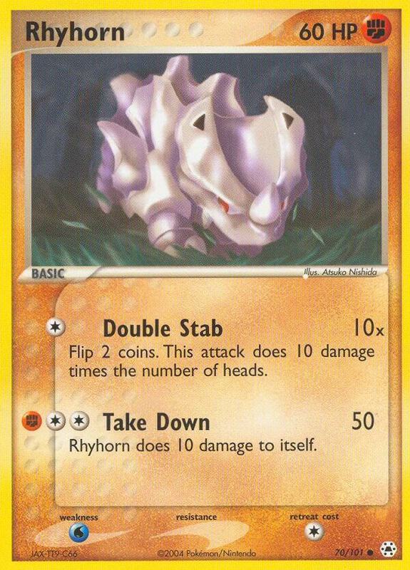 Rhyhorn - EX Hidden Legends - #70