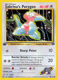 Sabrina's Porygon - Gym Challenge - #98 (1st Edition)