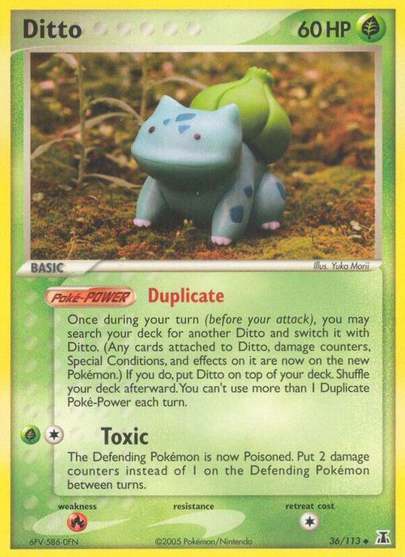 Ditto (Bulbasaur) - EX Delta Species - #36