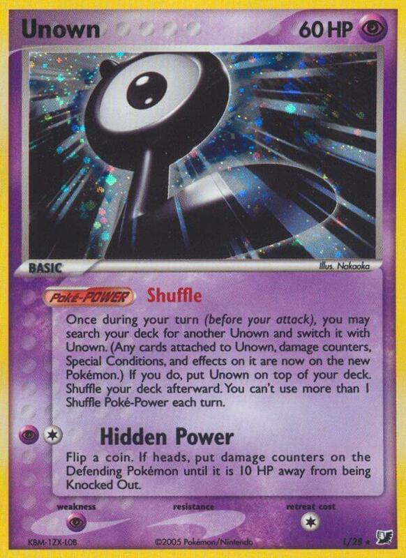 Unown (L) - EX Unseen Forces - #L