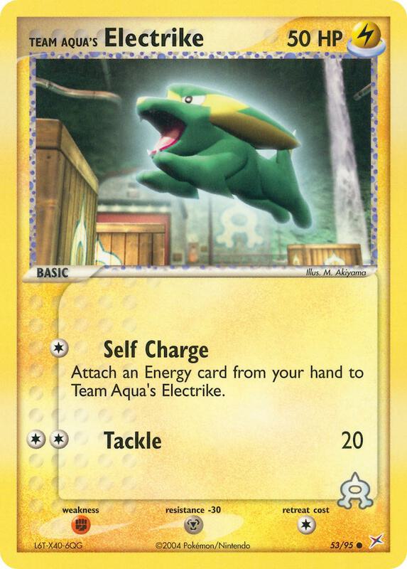 Team Aqua's Electrike - EX Team Magma vs Team Aqua - #53