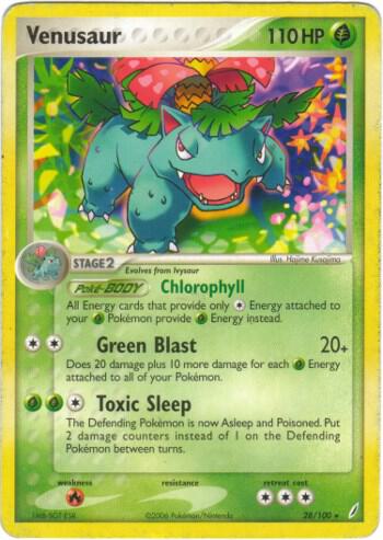 Venusaur - EX Crystal Guardians - #28
