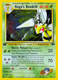 Koga's Beedrill - Gym Challenge - #9 (1st Edition)