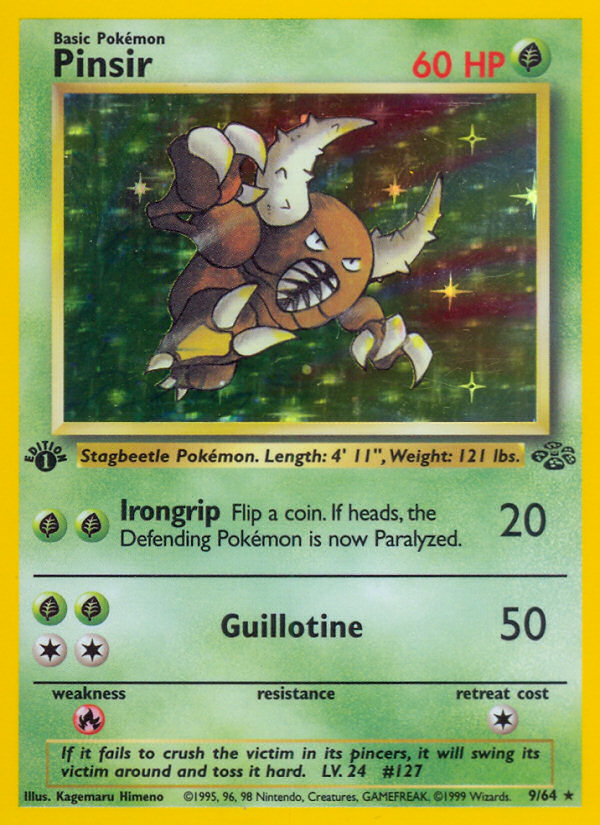 Pinsir - Jungle - #9 (1st Edition)