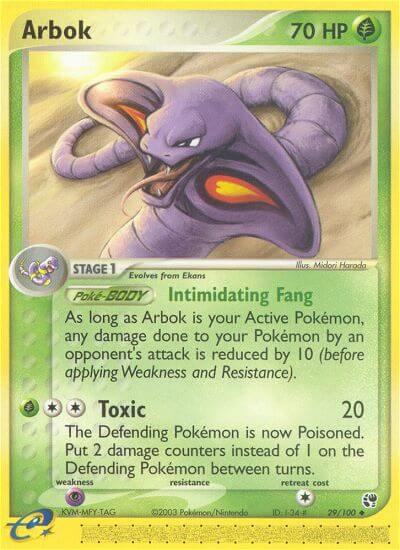Arbok - EX Sandstorm - #29