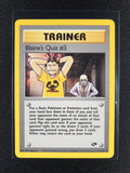 Blaine's Quiz #3 - Gym Challenge - #112