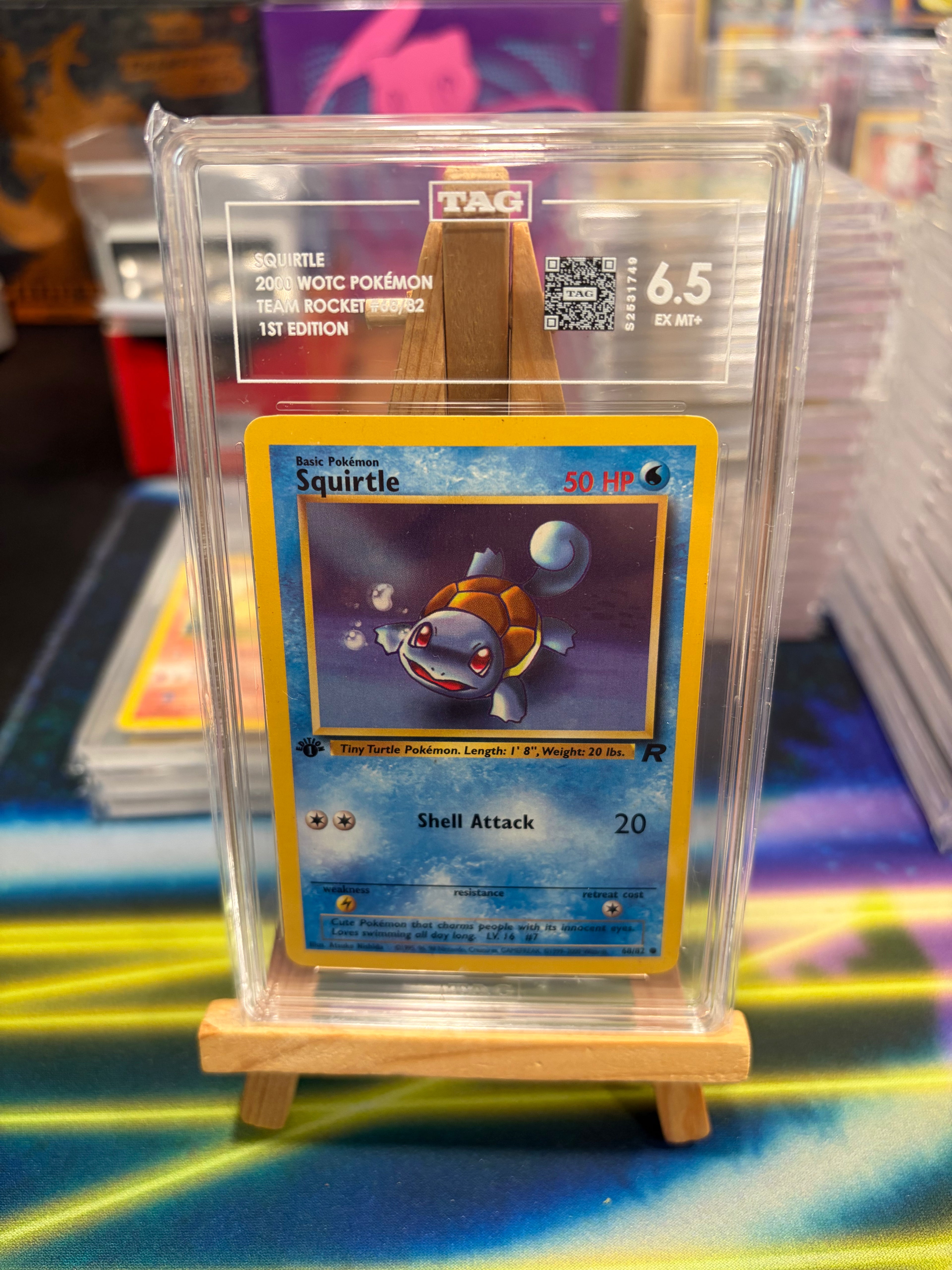 Squirtle (1E) - Team Rocket - TAG 6.5