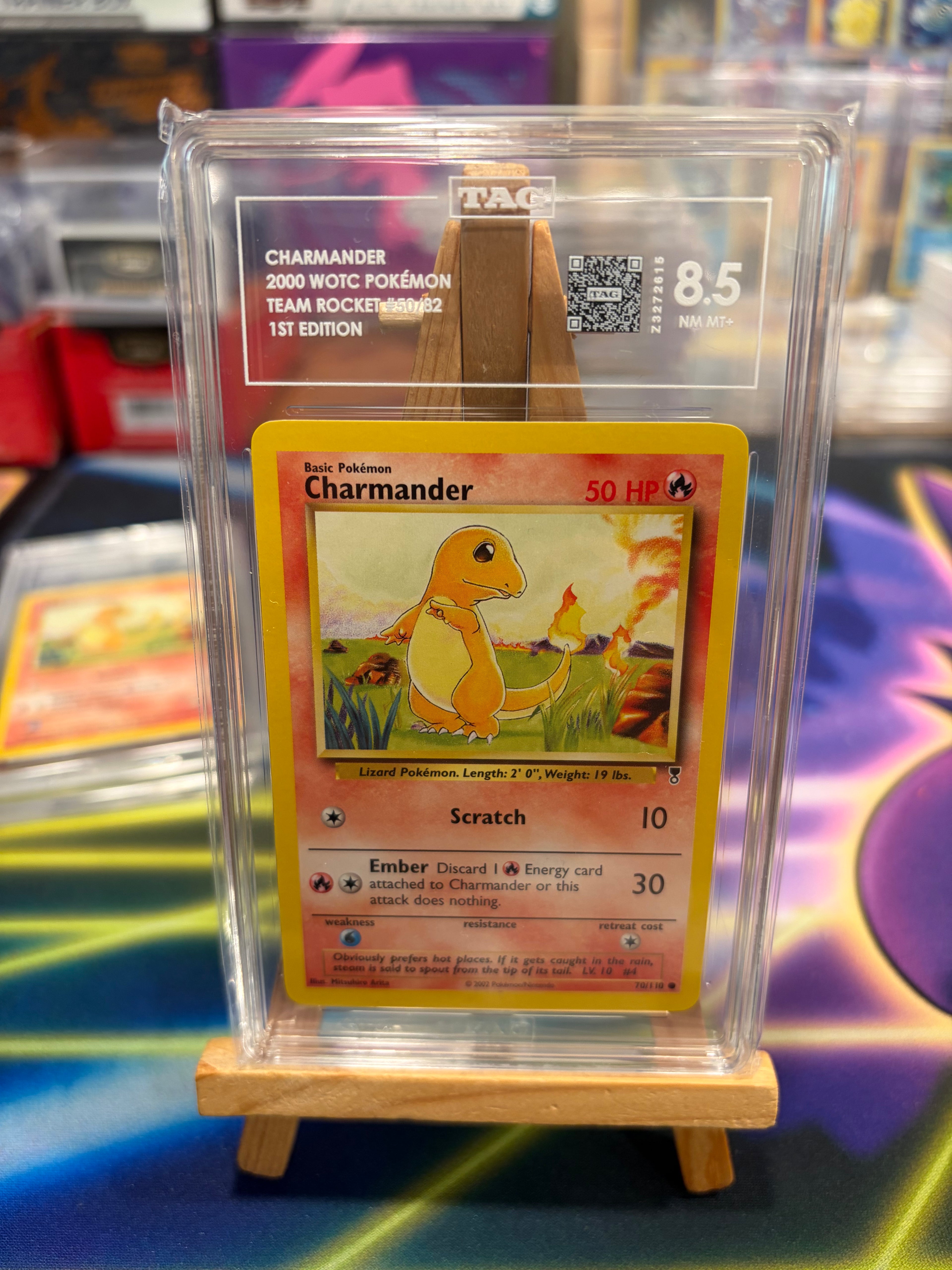 Charmander - Legendary Collection - TAG 8.5 (Error Slab)